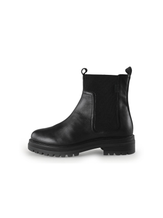 Manfield Chelsea boots Zwart 352771
 Maat 40
 