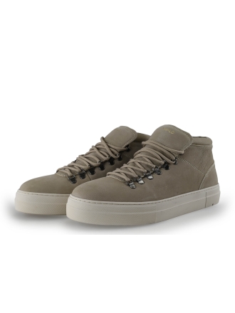 Manfield Hoge sneakers Beige 352810
 Maat 45
 