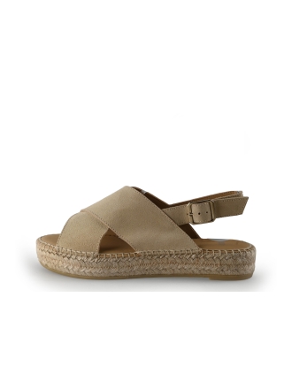 Manfield Sandalen Beige 352962
 Maat 38
 