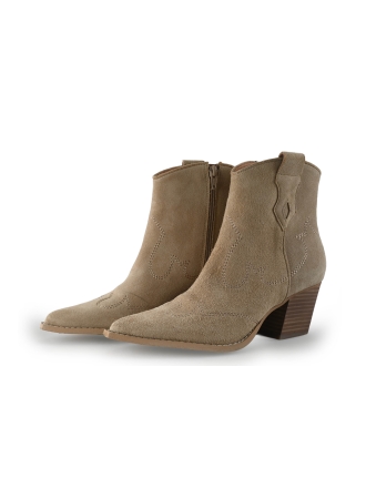 Manfield Cowboy laarzen Beige 352963
 Maat 38
 