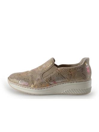 Rieker Instappers Goud 352999
 Maat 39
 