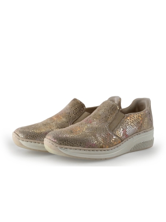 Rieker Instappers Goud 352999
 Maat 39
 