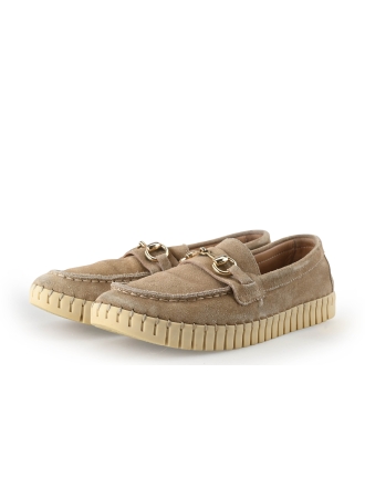 Manfield Loafers Beige 353299
 Maat 39
 