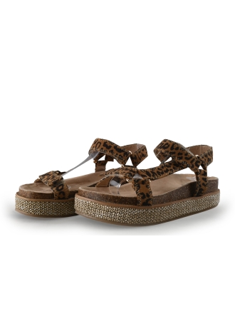 Poelman Espadrilles Bruin 353340
 Maat 39
 