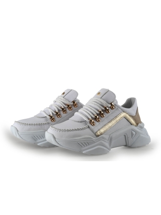 Babouche Sneakers Wit 353426
 Maat 38
 