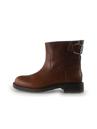 Shabbies Amsterdam Enkellaarzen Cognac 353517
 Maat 39
 