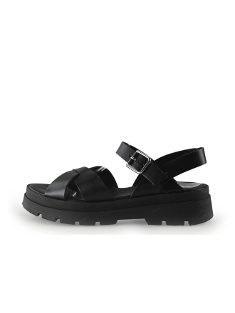 Manfield Sandalen Zwart 353921
 Maat 40
 