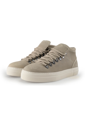 Manfield Hoge sneakers Beige 354002
 Maat 42
 