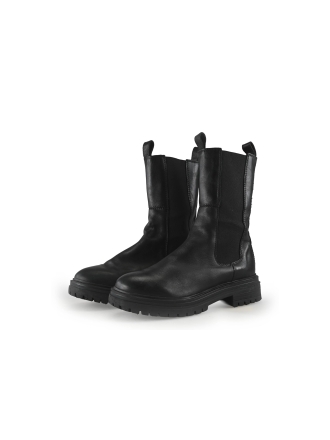 Manfield Chelsea boots Zwart 354018
 Maat 38
 