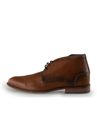 Manfield Veterschoenen Cognac 354027
 Maat 40
 