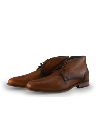 Manfield Veterschoenen Cognac 354027
 Maat 40
 