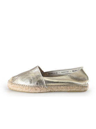 Manfield Espadrilles Goud 354130
 Maat 39
 