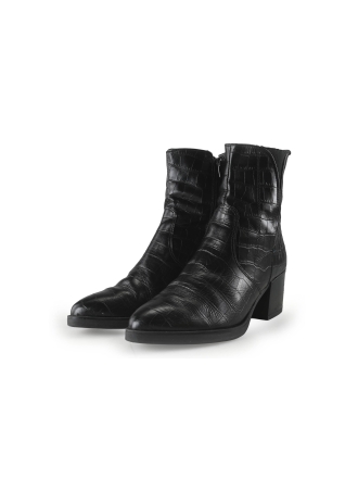 Manfield Enkellaarzen Zwart 354133
 Maat 42
 