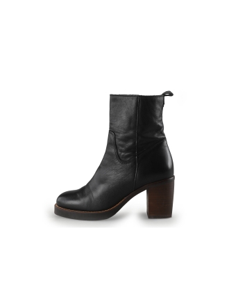 Manfield Enkellaarzen Zwart 354158
 Maat 38
 