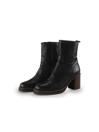 Manfield Enkellaarzen Zwart 354158
 Maat 38
 
