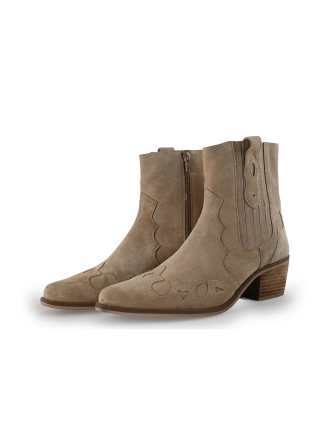 Manfield Cowboy laarzen Beige 354210
 Maat 40
 