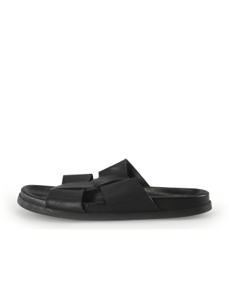 Manfield Slippers Zwart 354409
 Maat 44
 