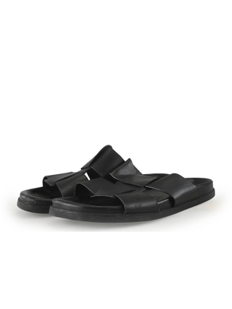 Manfield Slippers Zwart 354409
 Maat 44
 