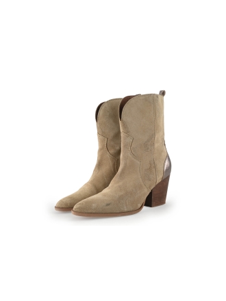 Manfield Cowboy laarzen Beige 354416
 Maat 38
 