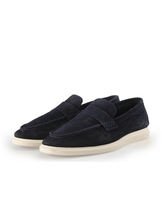 Manfield Loafers Blauw 354555
 Maat 43
 