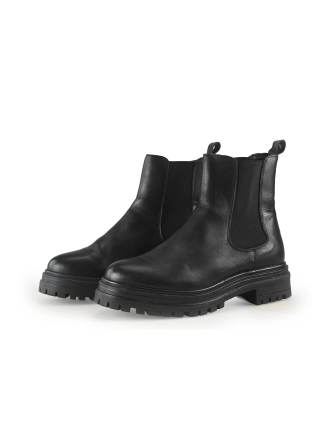 Manfield Chelsea boots Zwart 354645
 Maat 40
 