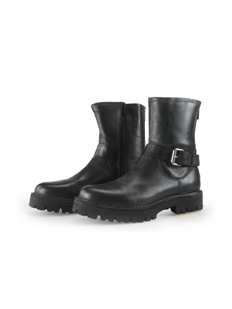 Shabbies Amsterdam Enkellaarzen Zwart 354648
 Maat 40
 
