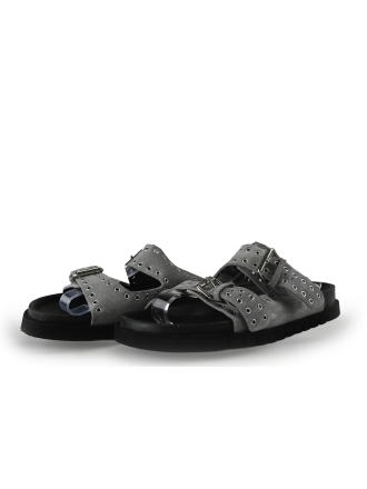 Manfield Slippers Grijs 354695
 Maat 41
 