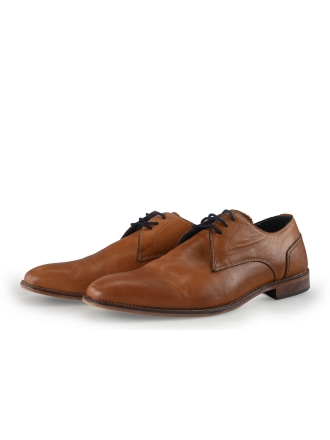 Manfield Veterschoenen Cognac 354777
 Maat 44
 