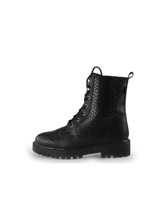Manfield Veterboots Zwart 354887
 Maat 38
 