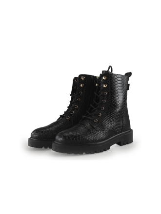 Manfield Veterboots Zwart 354887
 Maat 38
 