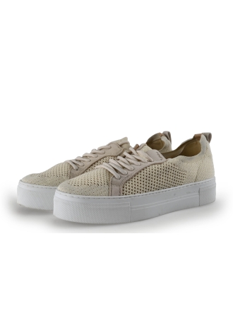 Manfield Sneakers Beige 354901
 Maat 39
 
