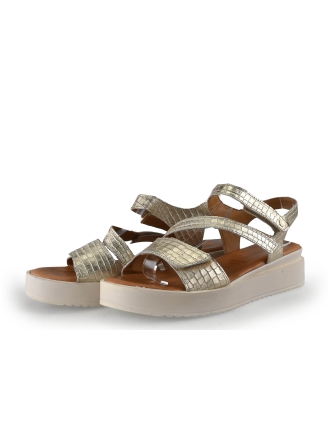 Manfield Sandalen Beige 354958
 Maat 39
 