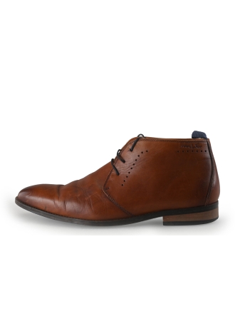Van Lier Veterboots Cognac 354962
 Maat 44
 
