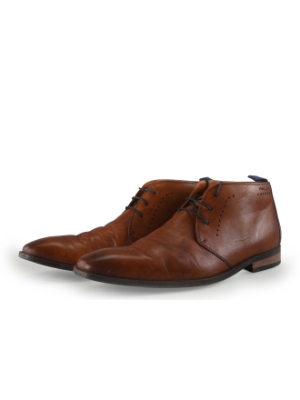 Van Lier Veterboots Cognac 354962
 Maat 44
 