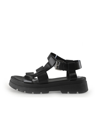 Manfield Sandalen Zwart 354979
 Maat 41
 