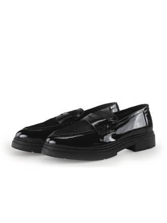 Manfield Loafers Zwart 354987
 Maat 39
 