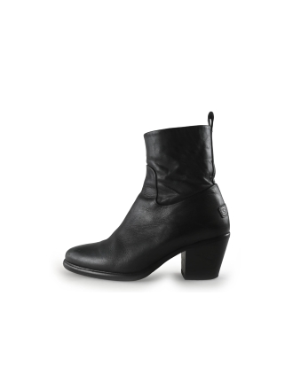 Shabbies Amsterdam Enkellaarzen Zwart 355195
 Maat 40
 