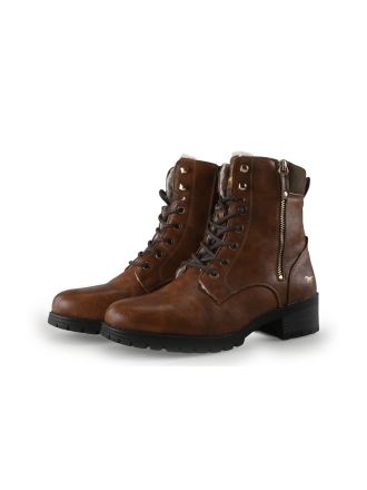 Mustang Veterboots Cognac 355200
 Maat 40
 