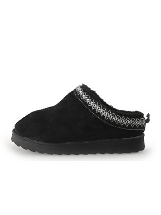 Nelson Pantoffels Zwart 355227
 Maat 39
 