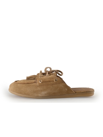 Manfield Pantoffels Bruin 355378
 Maat 38
 