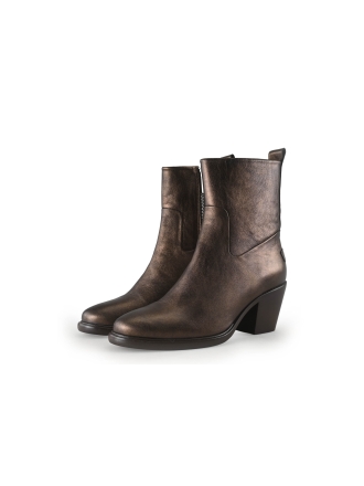 Shabbies Amsterdam Enkellaarzen Brons 355426
 Maat 39
 