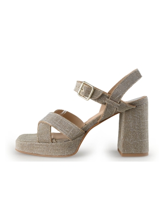 Manfield Sandalen Zilver 355453
 Maat 39
 