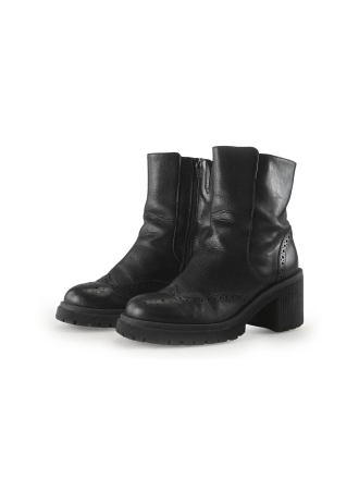 Manfield Enkellaarzen Zwart 355795
 Maat 38
 