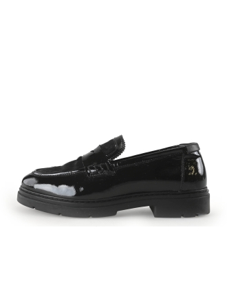 Manfield Loafers Zwart 355857
 Maat 39
 