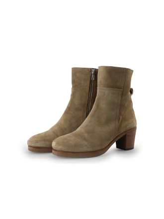 Shabbies Amsterdam Enkellaarzen Beige 356613
 Maat 39
 