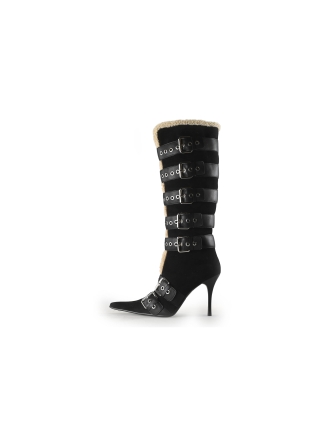 Jeffrey Campbell Laarzen Zwart 356853
 Maat 37
 