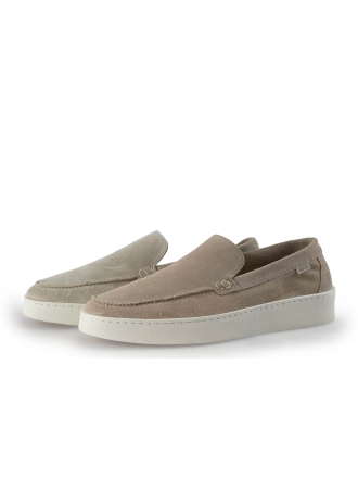 Manfield Loafers Beige 357098
 Maat 43
 