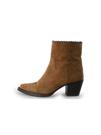 Shabbies Amsterdam Enkellaarzen Bruin 357250
 Maat 40
 