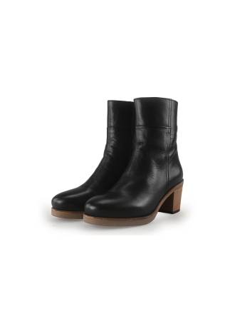 Shabbies Amsterdam Enkellaarzen Zwart 357282
 Maat 36
 