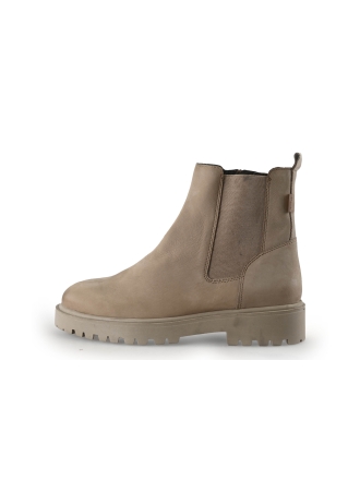 Manfield Chelsea boots Beige 357284
 Maat 41
 